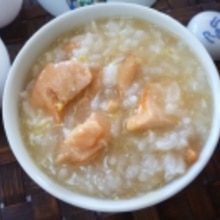 炊飯器で簡単 だけど本格 鮭と卵のお粥 レシピ 作り方 By まめもにお 楽天レシピ 炊飯器で簡単 だけど本格 鮭と卵のお粥 レシピ 作り方 By まめもにお 楽天レシピ